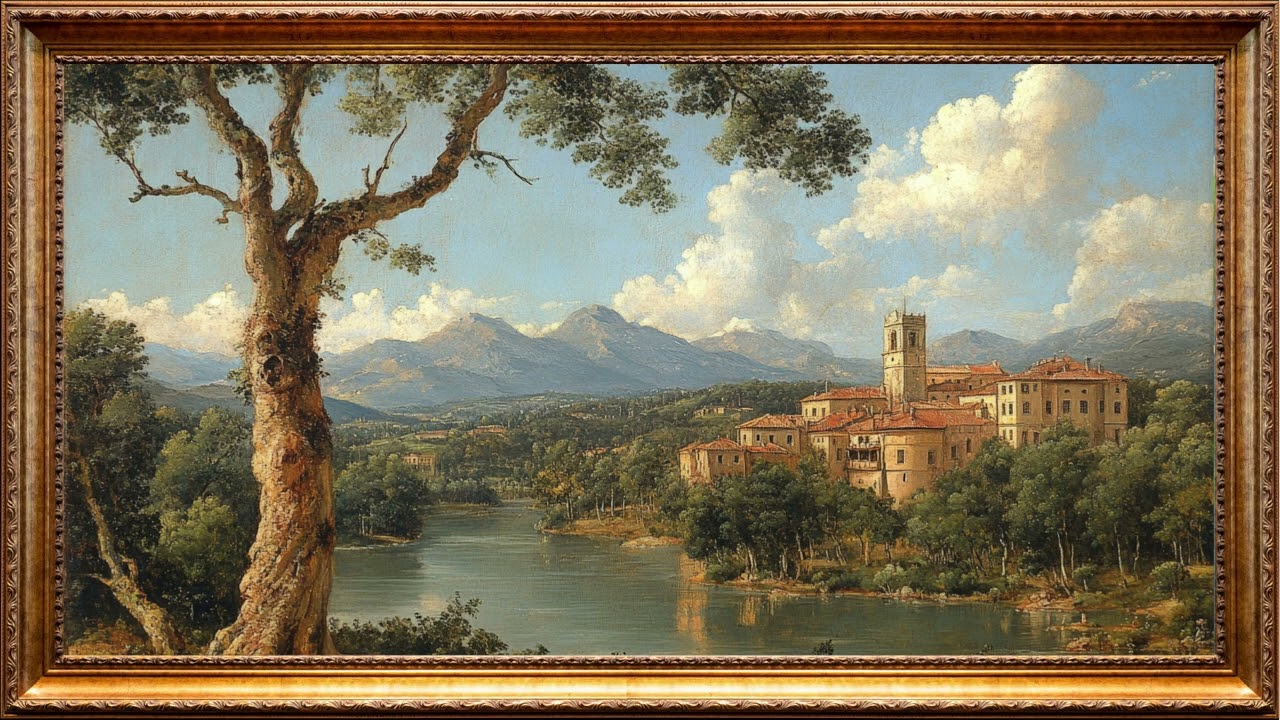 Luxury Art Vintage Oil Painting | Framed Art Aesthetics Screensaver for TV