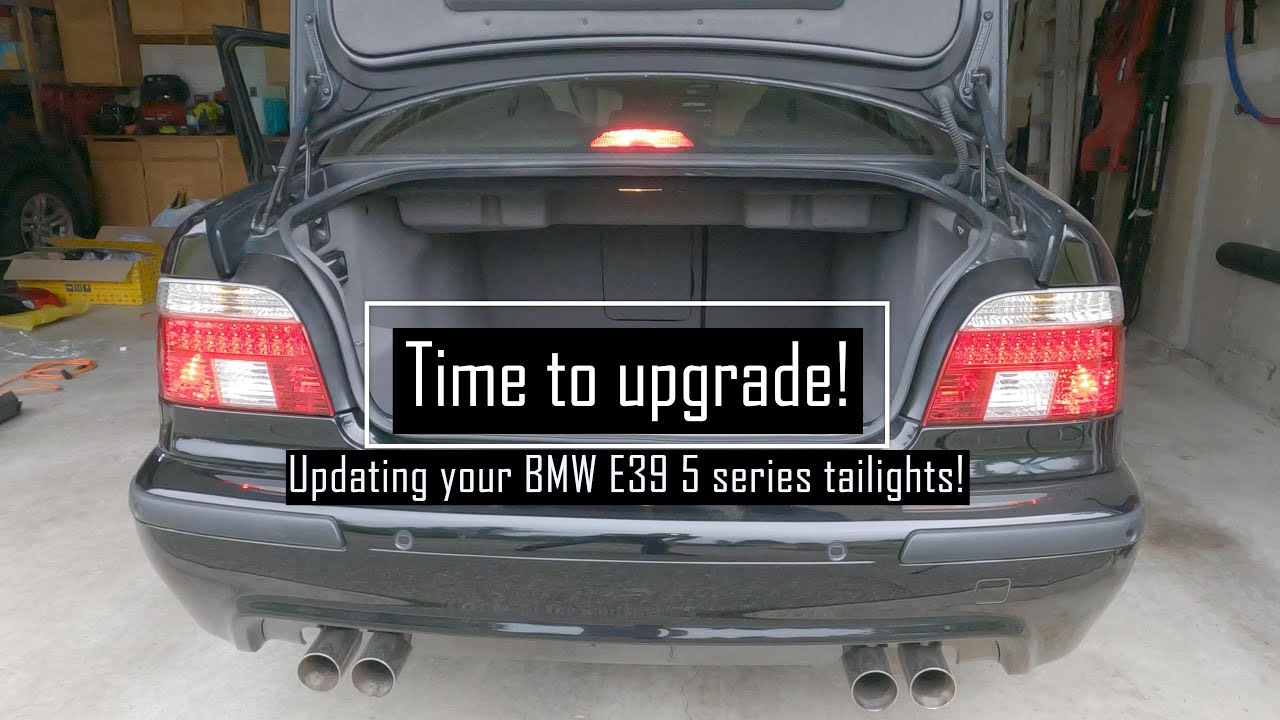 Update your BMW E39 5 series to modern LED taillights!  Easy DIY!
