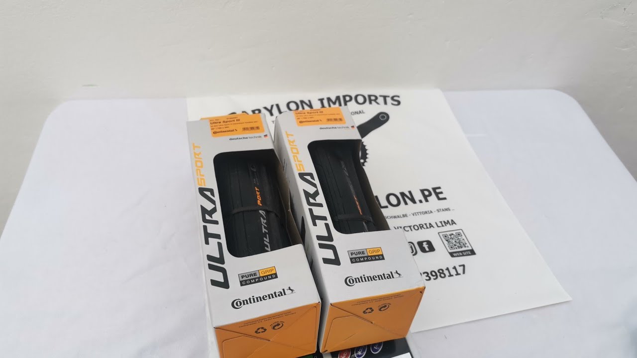 LLANTA CONTINENTAL ULTRASPORT III 700X25C RUTA KEVLAR | (1 UND)
