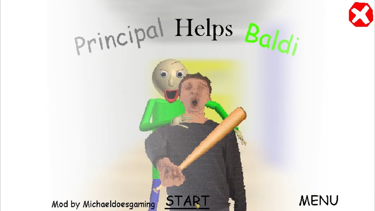 Principal Helps Baldi! Baldi Mod 3rd playthrough