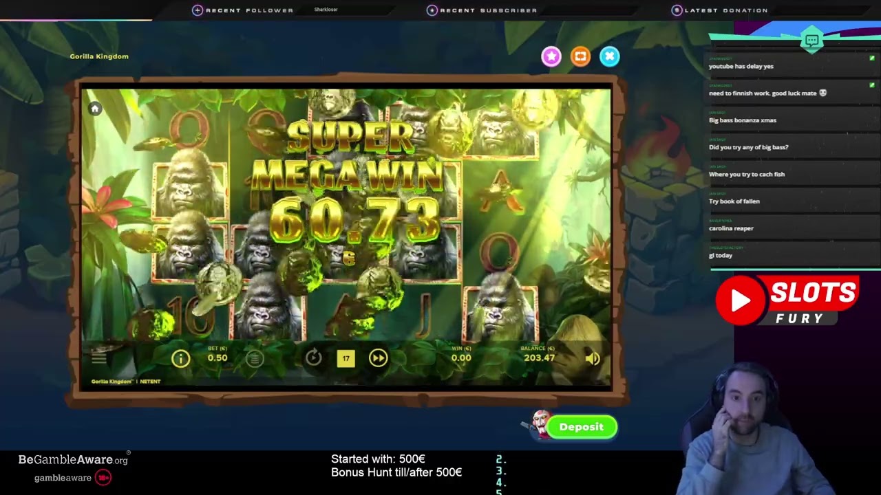 Gorilla Kingdom #GorillaKingdom #BigWin #BonusOpening #Slots​​​​ #SlotsGames​​​​ #Casino​