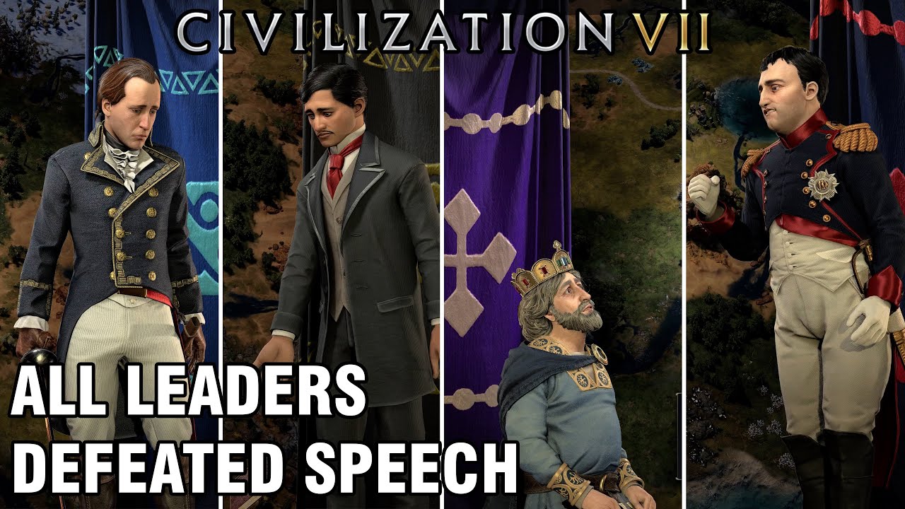 CIVILIZATION 7 ПОБЕДНАЯ РЕЧЬ | ВСЕ ЛИДЕРЫ (4K)
