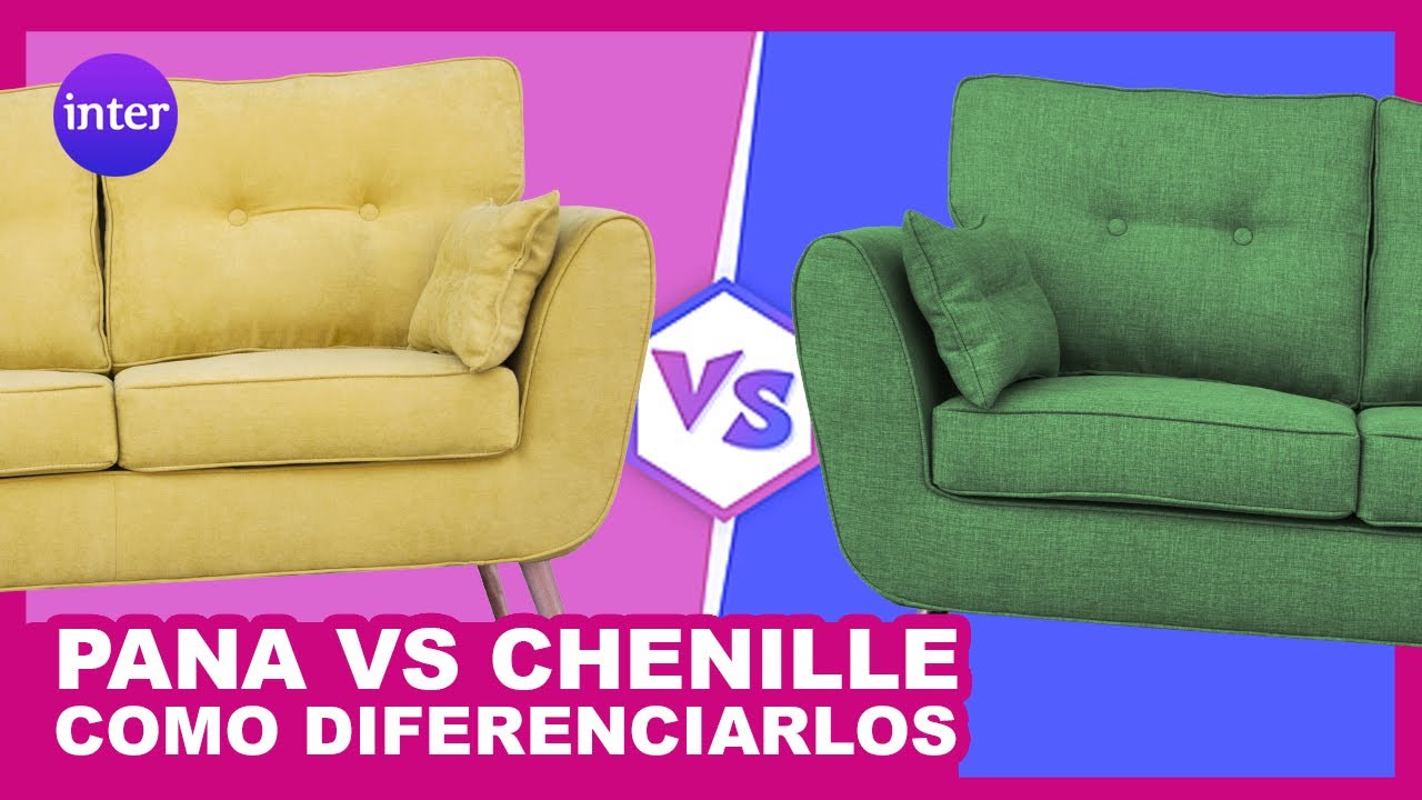 CÓMO DIFERENCIAR PANA y CHENILLE | TIPS de La Casa los Sillones MÁS Modernos #Interliving