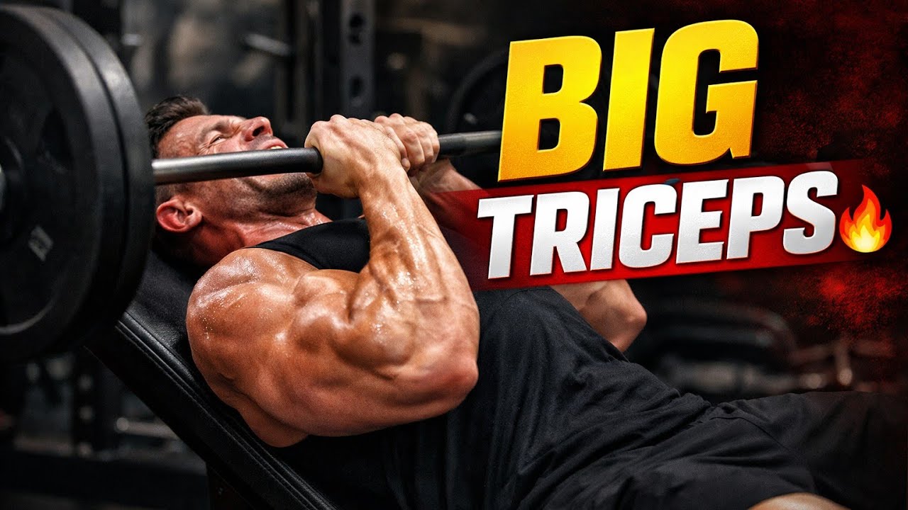 10 Best Tricep Exercises for BIG MUSCLES 💪 | Beginner to Intermediate