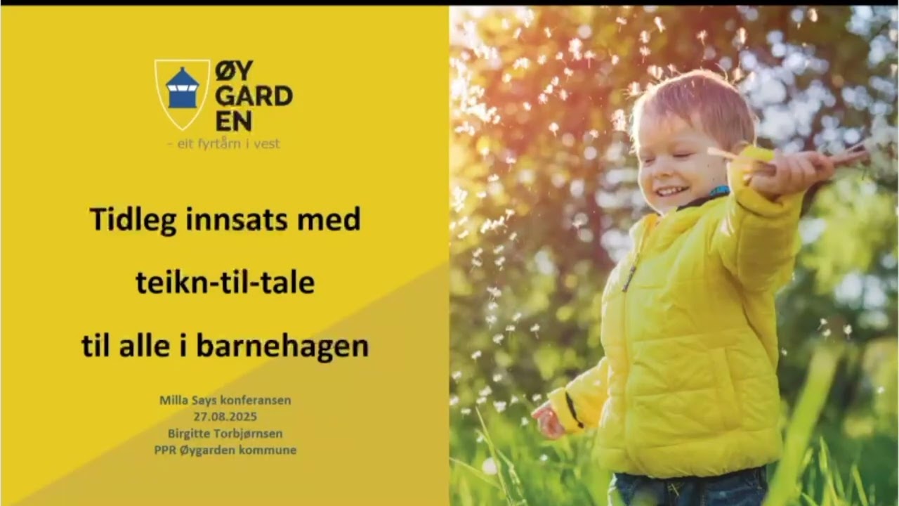 (OPPTAK) Milla Says Konferansen 