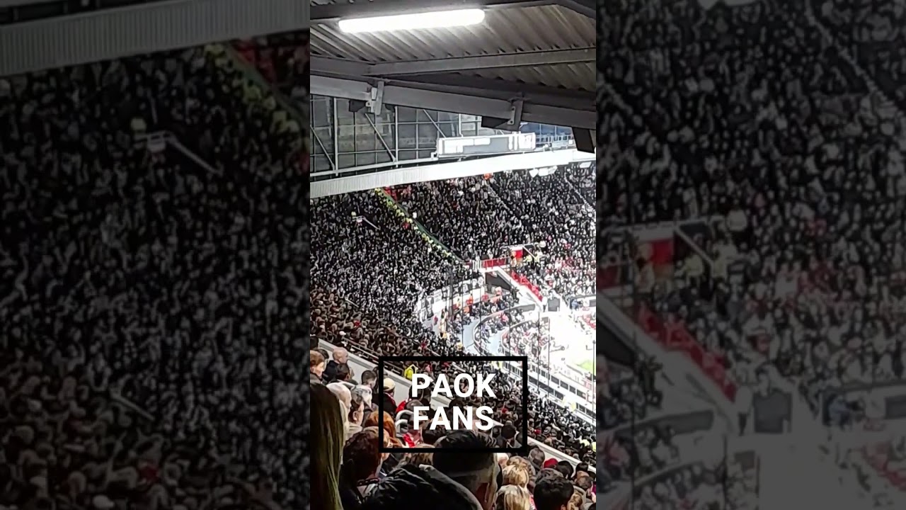 Proud PAOK fans at Old Trafford non-stop 30mins background sound ASMR - Man Utd 2:0 PAOK 7nov2024