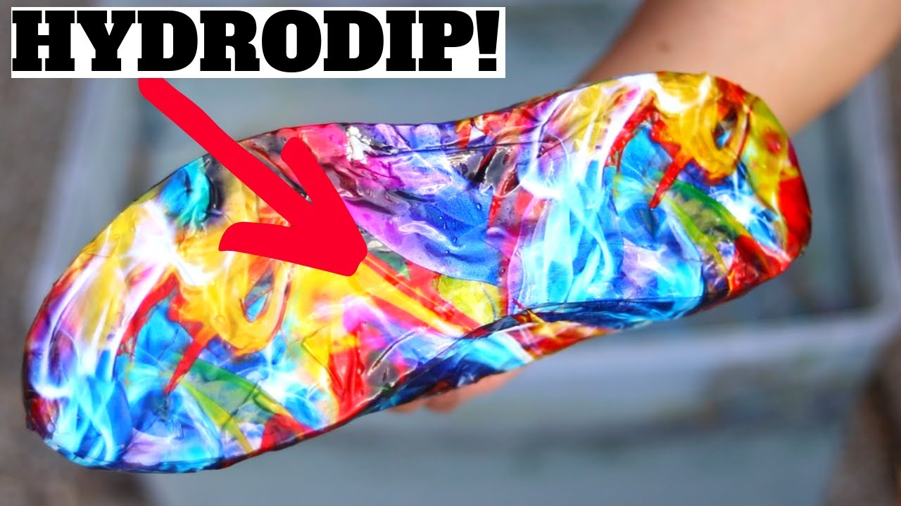 HYDRO DIPPING SHOES! ADIDAS ULTRABOOST, NIKE AIR FORCE 1, & CROCS!