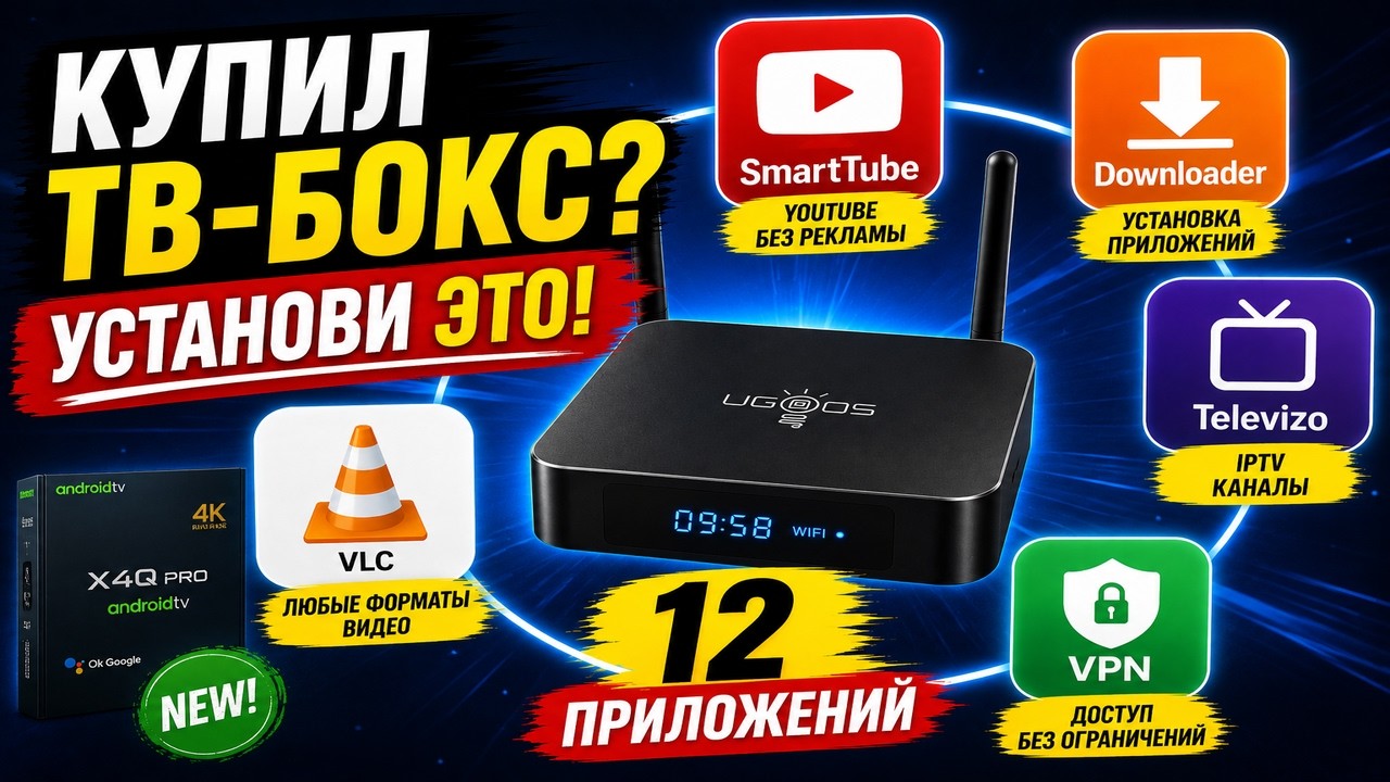 ТОП-12 приложений для Android TV и ТВ-Боксов в 2026 году