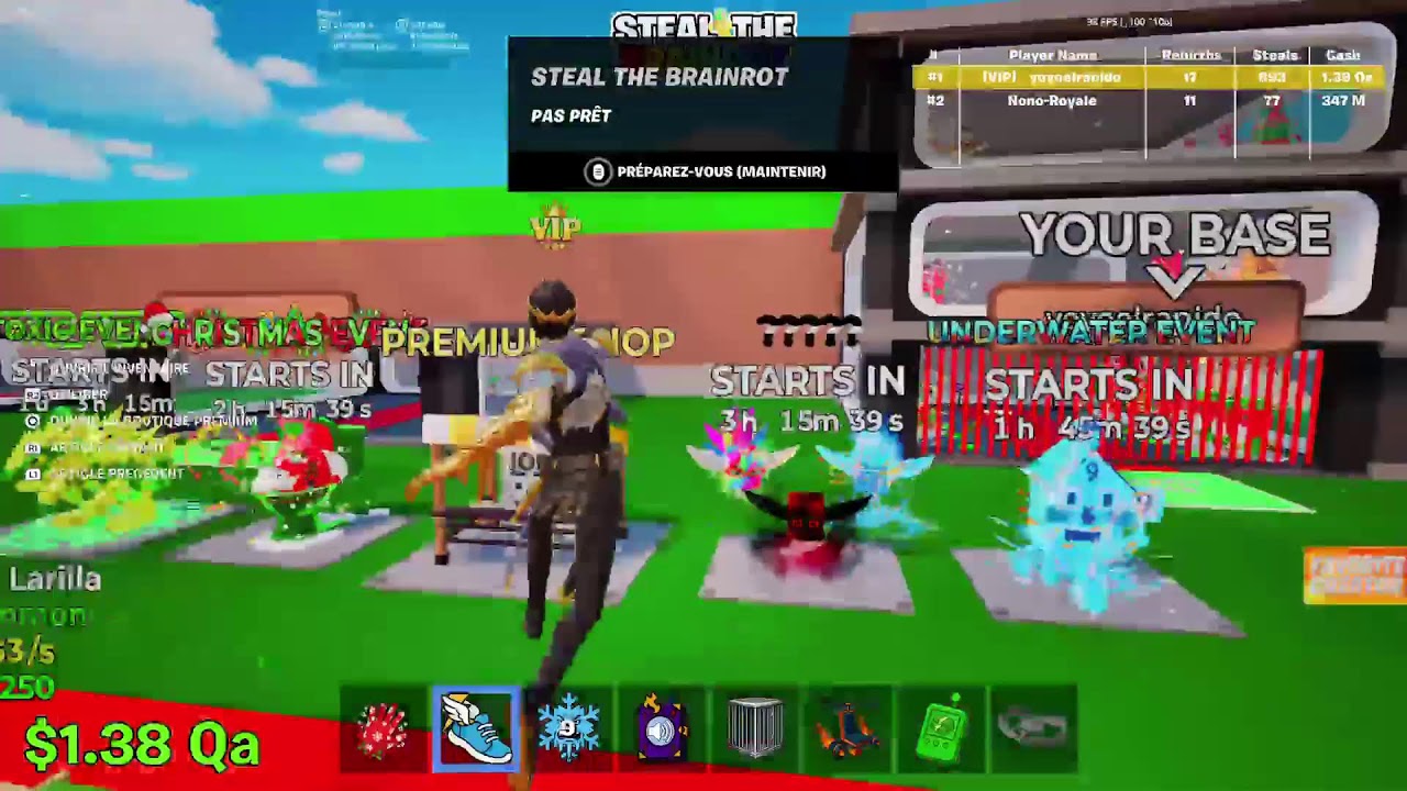 🔴Live fortnite on met des brainrot fuse on est rebers 17!!!