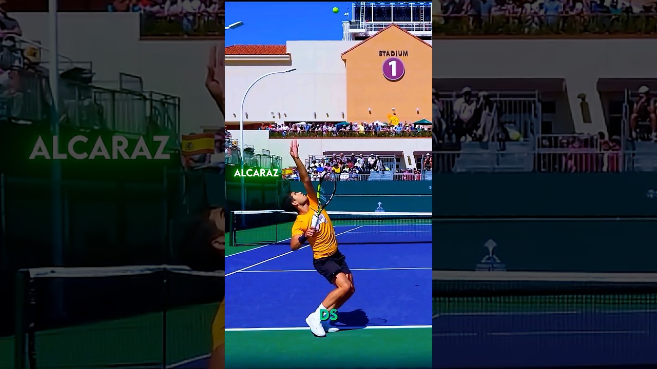 How Top Players Actually Serve in Slow Motion #tennis #technique #shorts