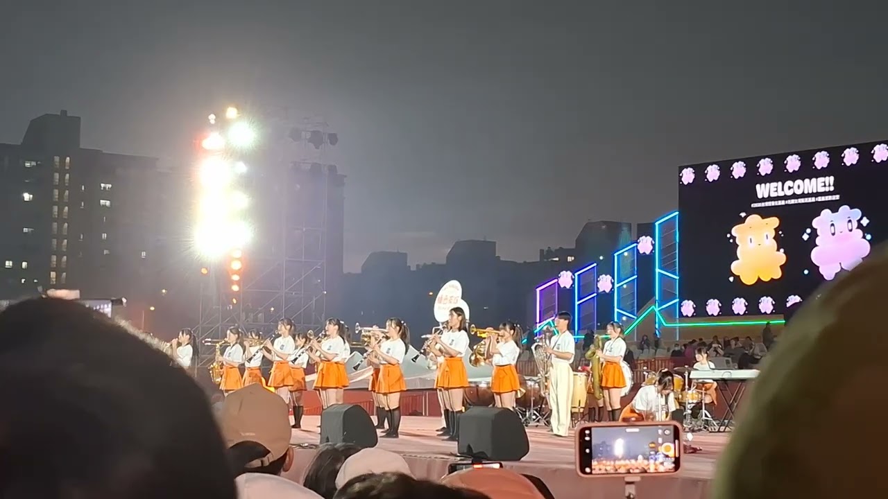 嘉義燈會  日本橘高校  #橘色惡魔