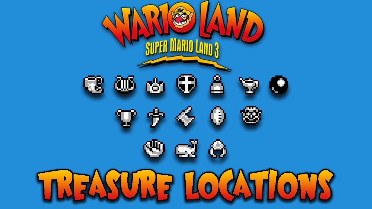Wario Land 1 - All Secret Treasures