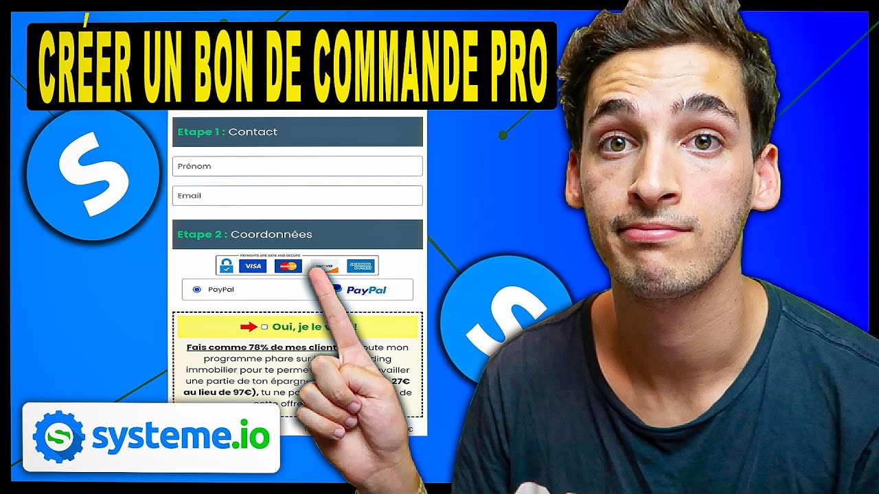 Comment Créer un Bon de Commande sur SYSTEME.IO (en 12 minutes)