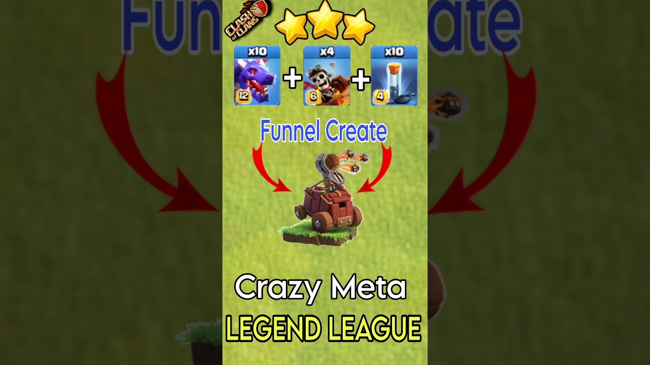 TH18 Dragon + Drago Rider + Totem Spell = OP Combo!  Legend League Attack 