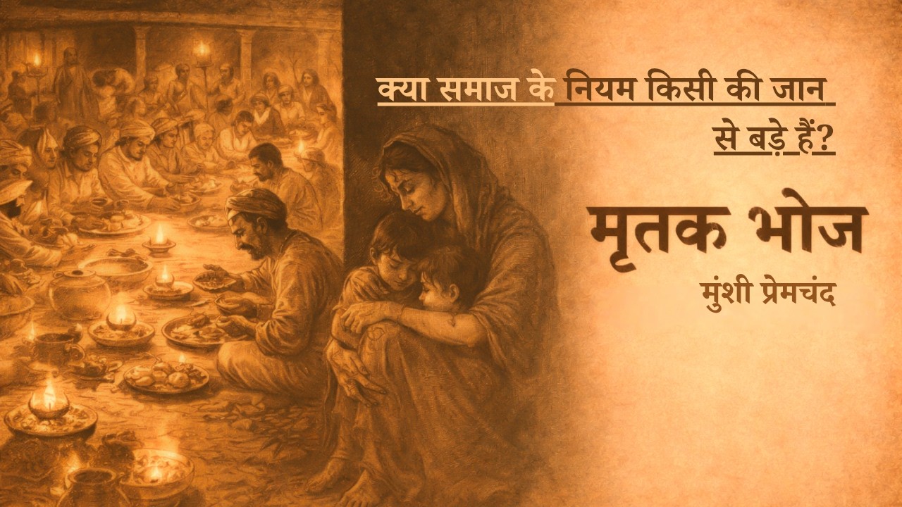 क्या इंसान की जान से बढ़कर है झूठी शान? | मृतक भोज | Munshi Premchand