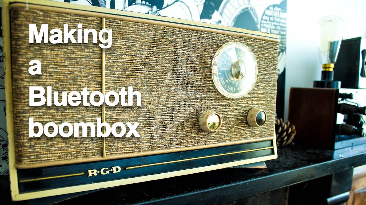 Bluetooth Boombox: модернизация старого радио