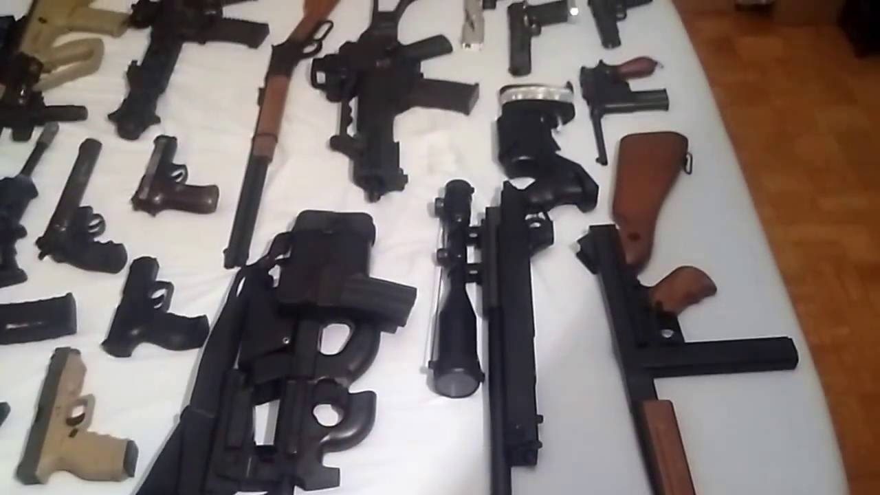 MA COLLECTION D'AIRSOFT DE OUF GUEDIN 2016!