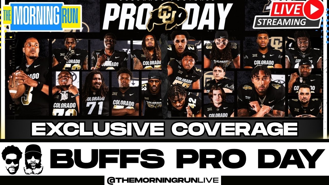 COLORADO BUFFALOES FOOTBALL Pro Day 🦬 FULL Coverage | EXCLUSIVE TMR Live + Player Interviews 🔥