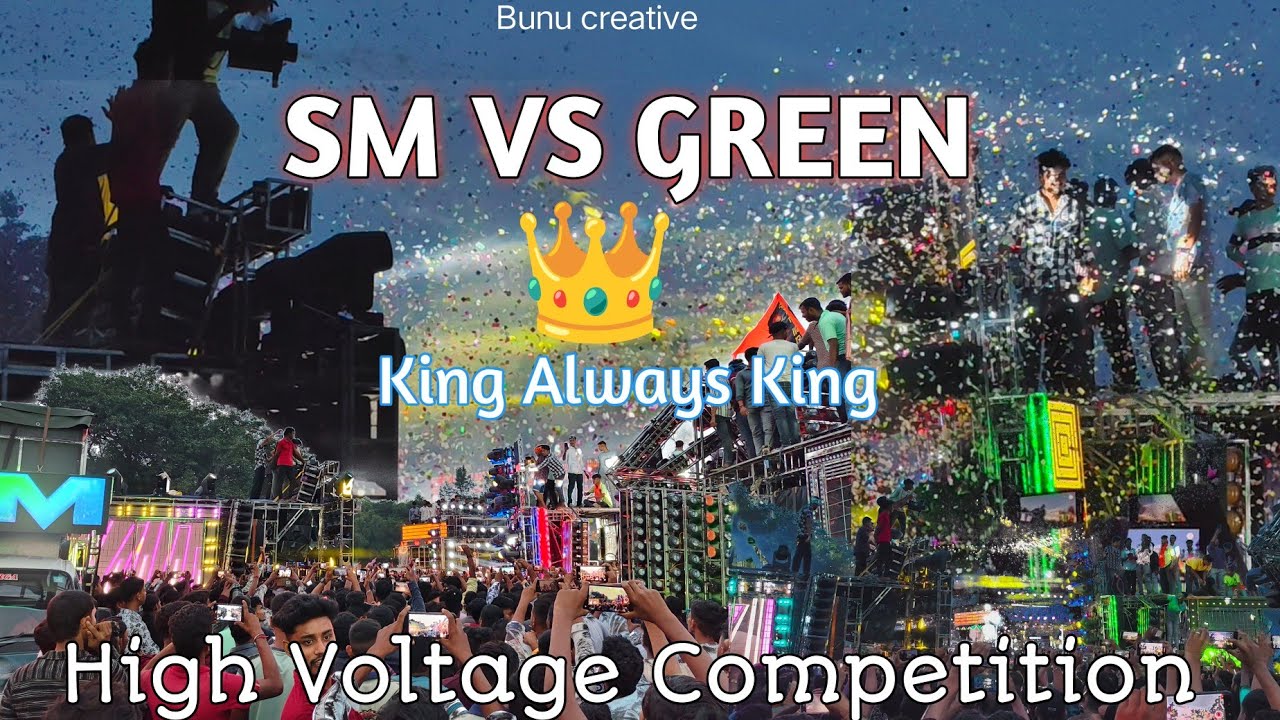 ❤️Sm vs green 💚 ll high vloteg compitition ll କିଏ ହେଲା ରାଜା 👑 
