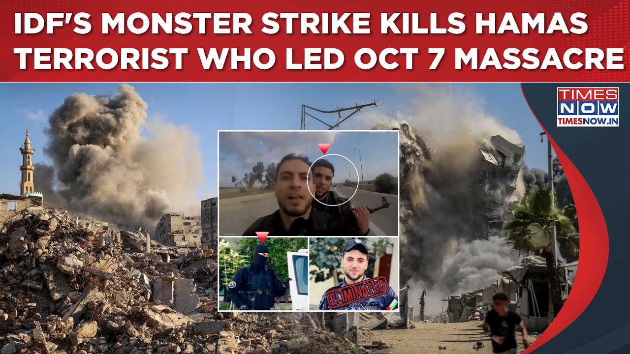 IDF's Fiery Gaza Drone Strike: Hamas Terrorist Who Led Oct 7 Massacre Killed| On Cam: Tunnels Bombed