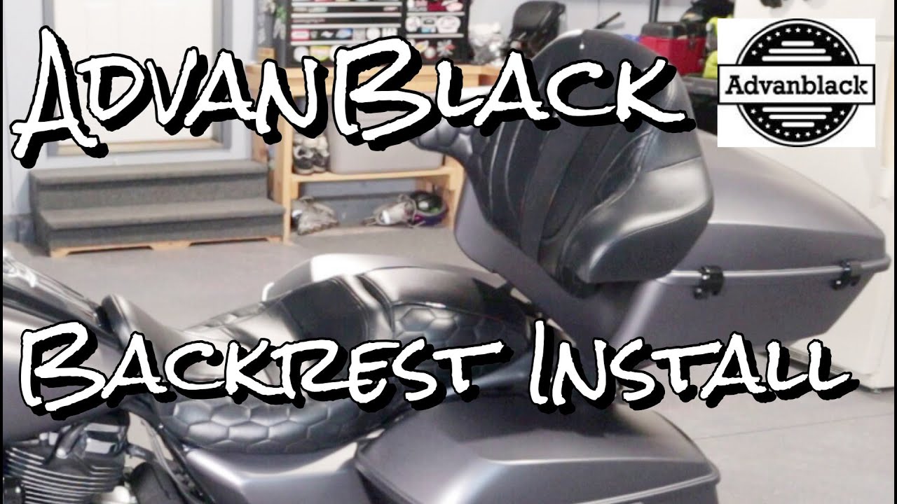 Advanblack King Tourpack Backrest Install