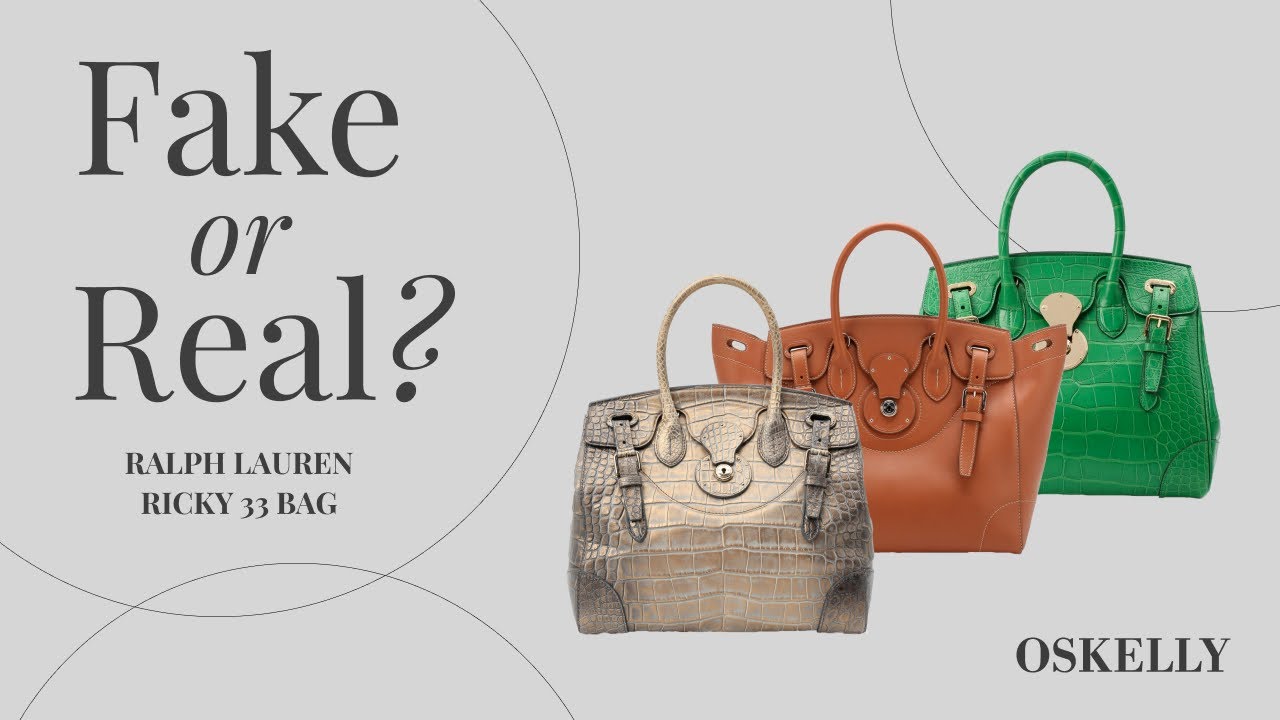Оригинал или подделка: Ralph Lauren Ricky 33 Bag