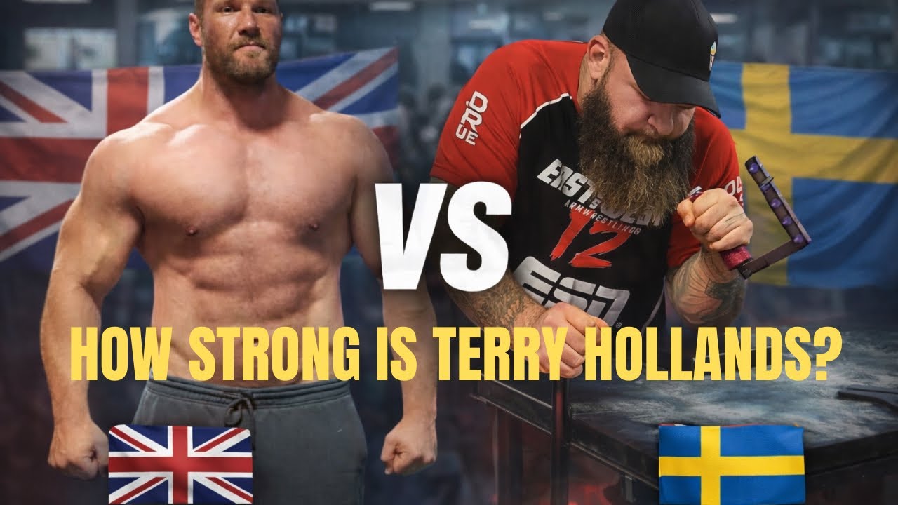 ARMWRESTLING ENGLANDS STRONGMAN LEGEND TERRY HOLLANDS 