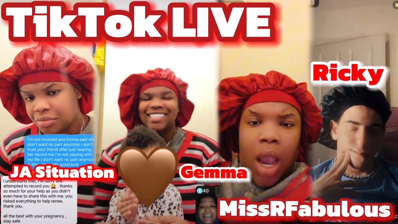 TikTok Live with MissRFabulous | The Reality of the JA Situation! Ricky & Gemma Join the Live