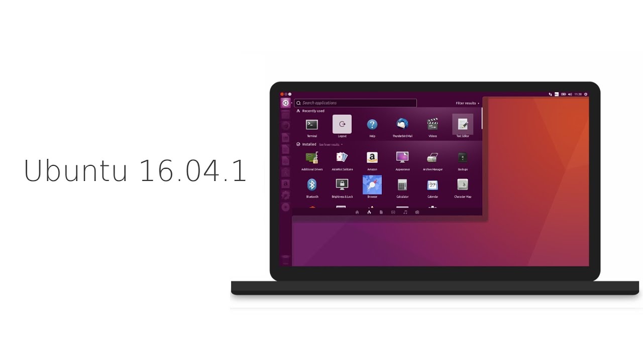 Ubuntu 16.04.1 LTS Desktop Linux - fresh install - Quick Tour and What's what 4k