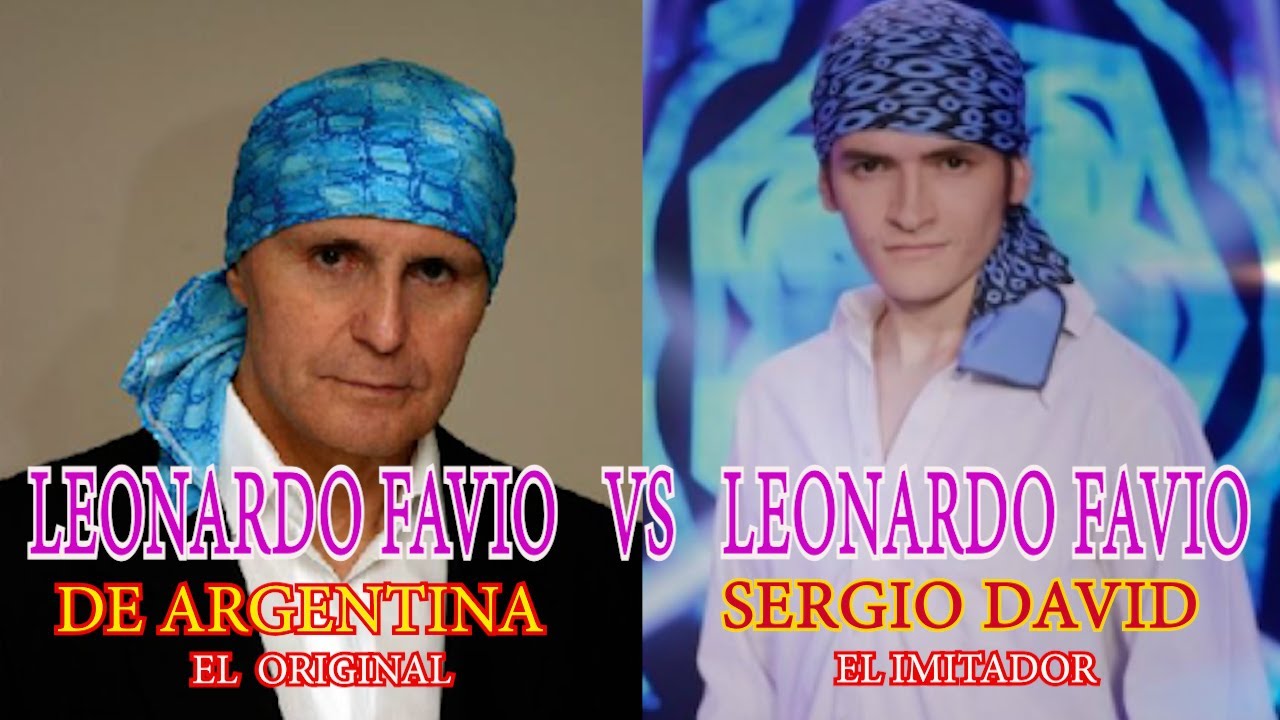 LEONARDO FAVIO  VS  LEONARDO FAVIO ( EL ORIGINAL VS EL IMITADOR )