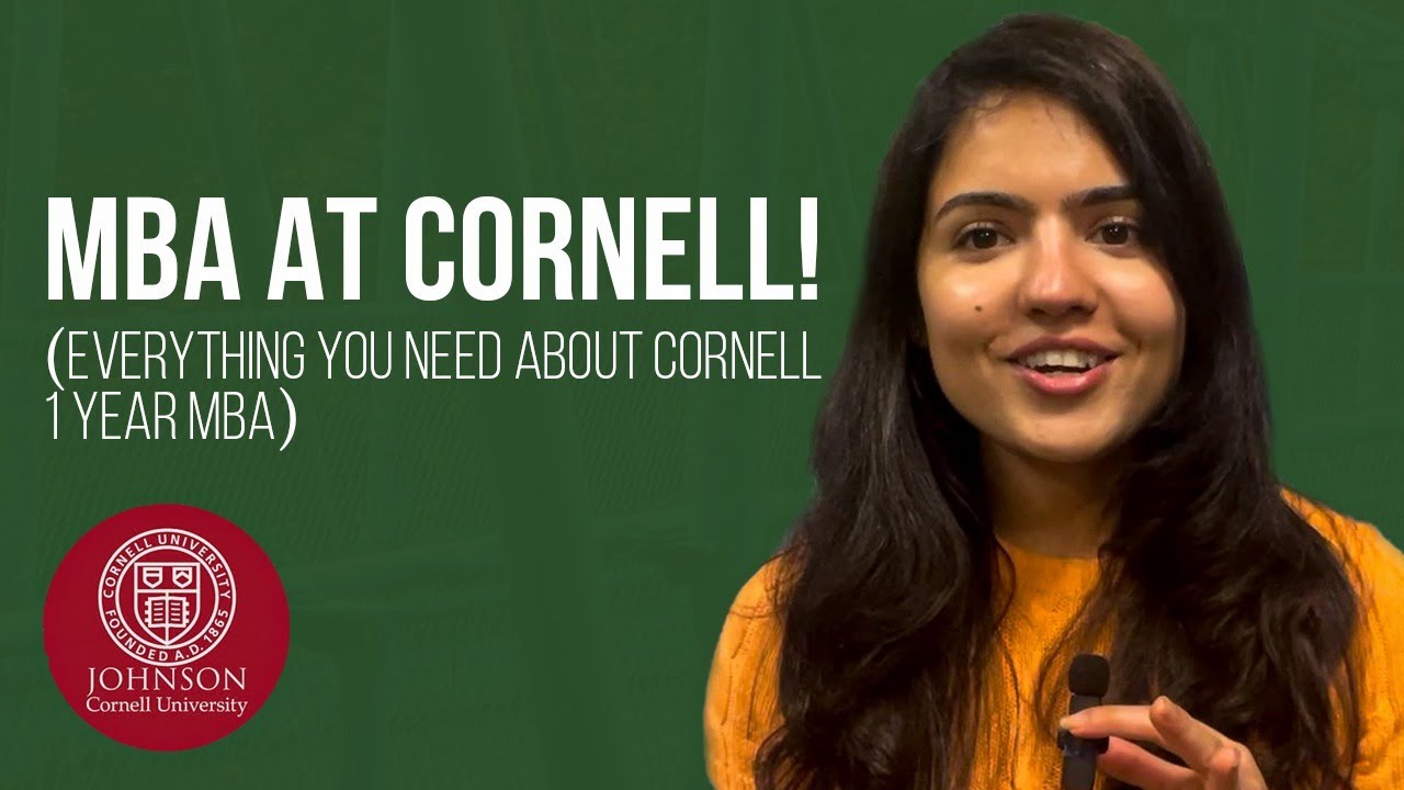 HOW TO GET INTO THE CORNELL TECH 1 YEAR MBA PROGRAM! (APPLICATION TIPS!)