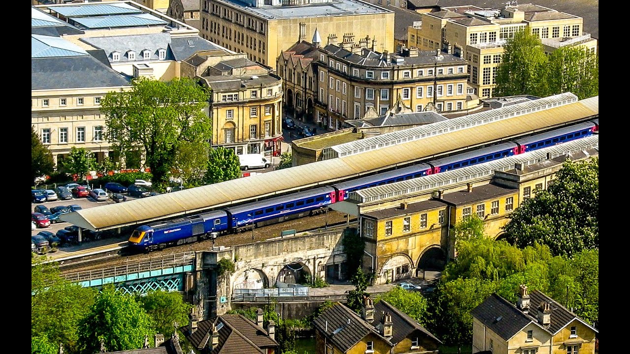 A Walk Through The Bath Railway Station, Bath, England