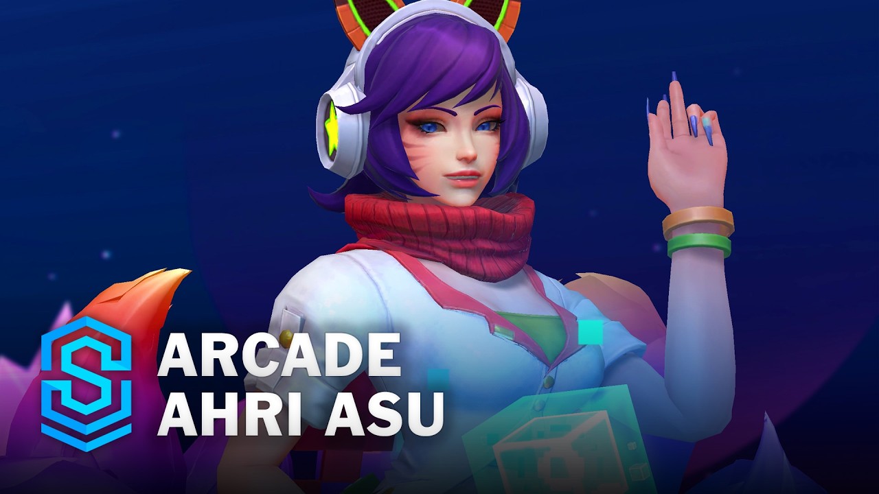 Arcade Ahri ASU Wild Rift Skin Spotlight