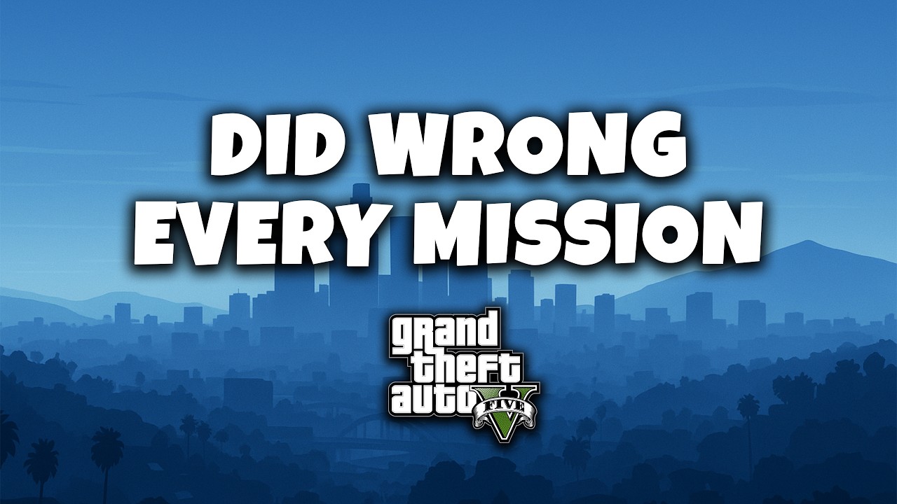 Ошибки, которые Rockstar делала в каждой миссии GTA V
