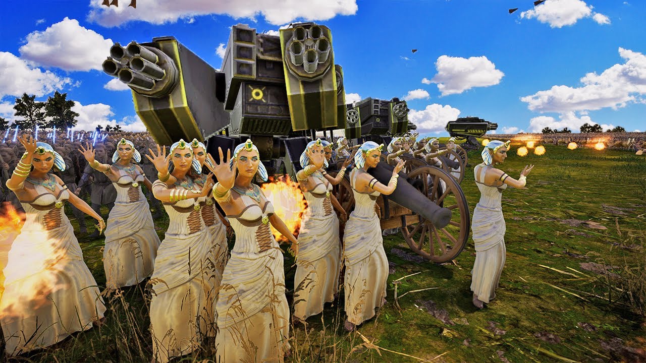 T45 Shotgun, Union Field Cannon & Special Force vs. 3.5 million Humanity Army !! UEBS 2