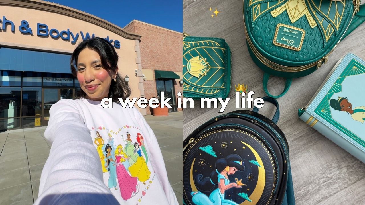 a week in my life: VLOG (benito bowl, bath & body works x disney princess, loungefly haul + more!)