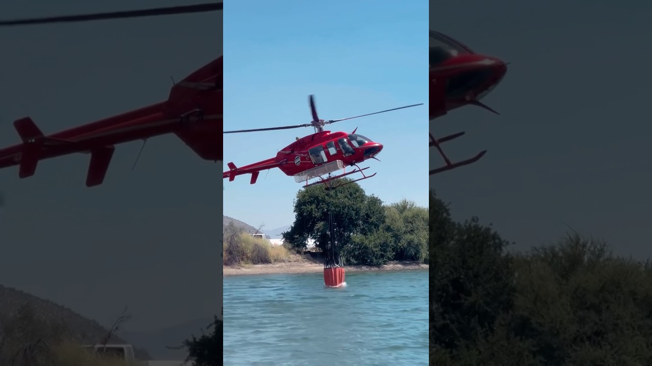 El final 😳😳🔝🔝 #helicopter #piloto #bomberos #incendio #wildfire #helicoptero