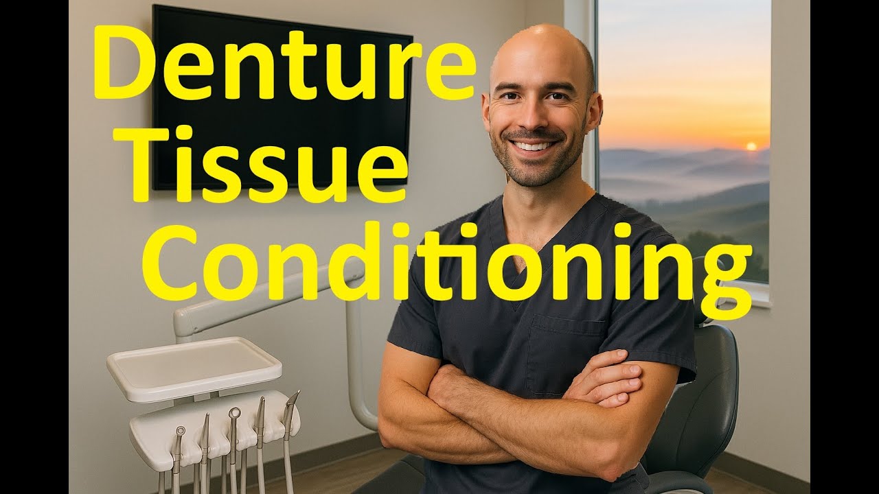 Tissue Conditioning of Upper/Lower Complete Interim Dentures