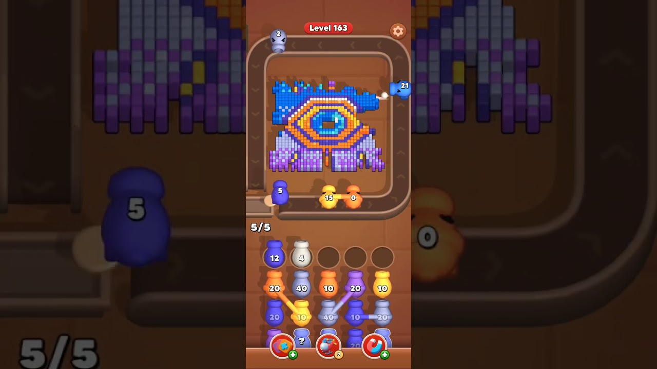 Cube Breaker Game Level 163 