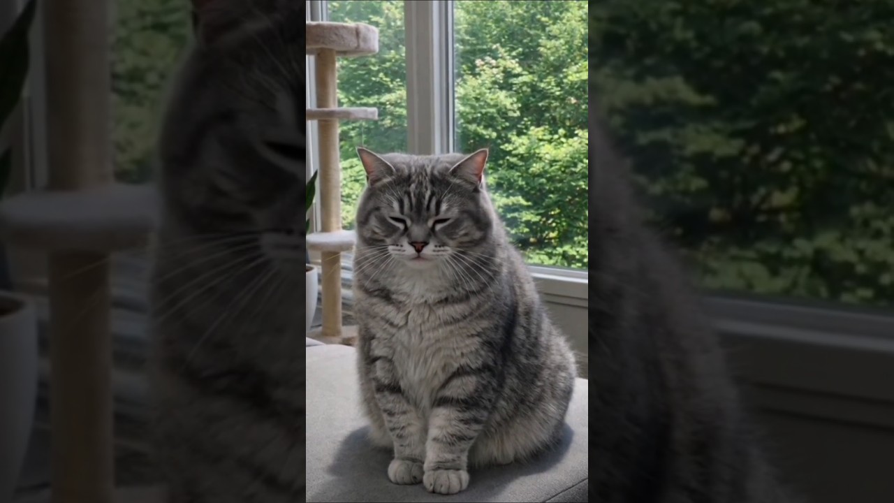 How did this cat do it? It's unbelievable 🙀