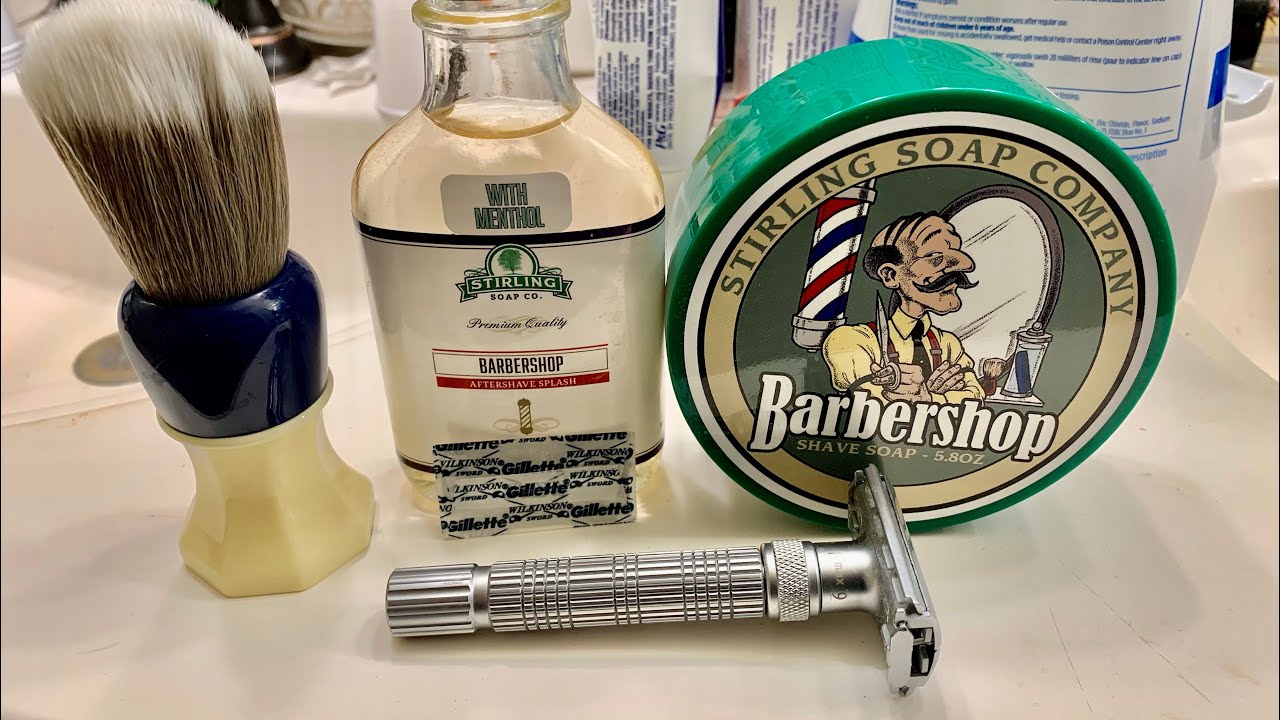 Stirling Soap Co. “Barber Shop” shave soap and splash review