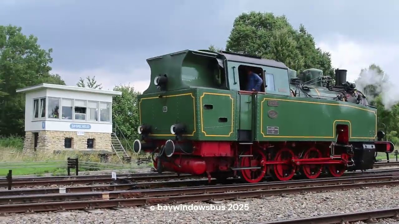 zlsm station simpelveld en halte depot Miljoenenlijn 30 07 2025 #shorts #stoomtrein #spoor