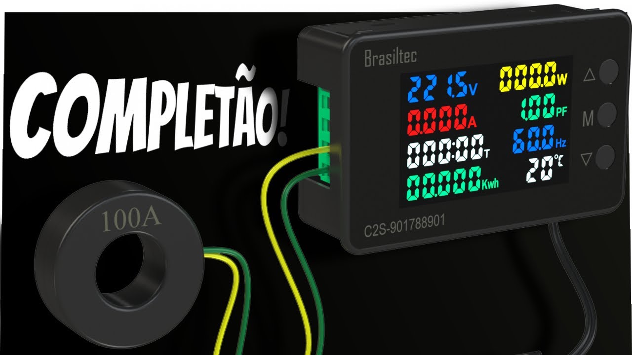 Completo, mas não complexo! MEDIDOR MONOFÁSICO DE 8 GRANDEZAS