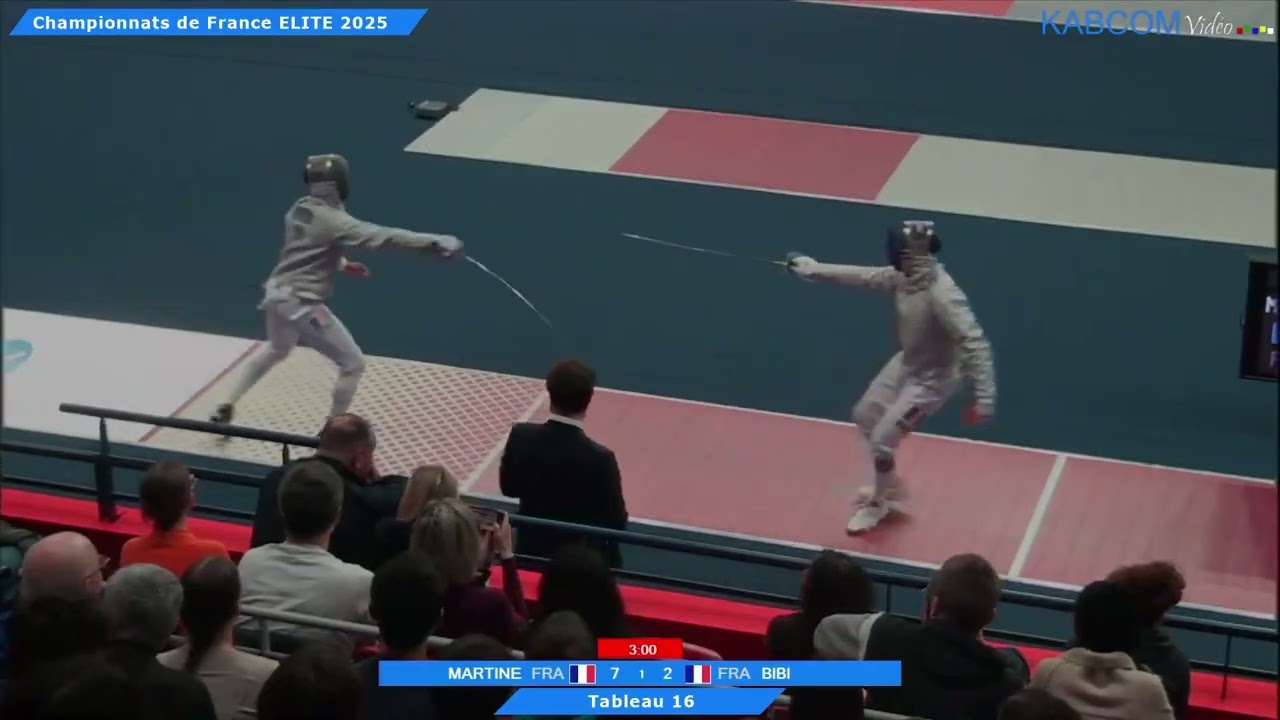 French Championships 2025 SMS - L16 - Thomas Martine FRA v Eliott Bibi FRA