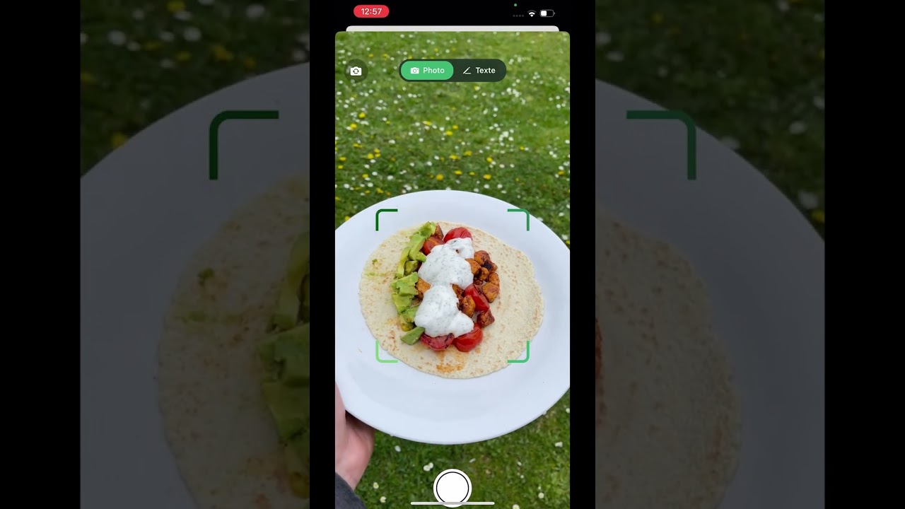Scanne ton plat et compte tes calories en 3 sec avec Caloria 