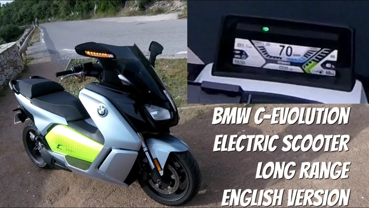 Тест-драйв электросамоката BMW C Evolution Long Range, обзор, английская версия