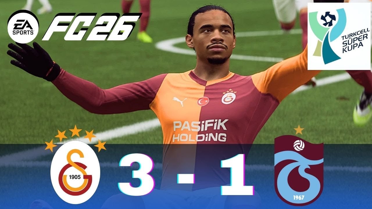 FC 26 – Galatasaray vs Trabzonspor | Süper Kupa 2025/26 | PS5™ 4K60