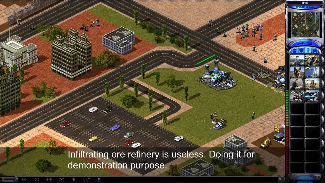 Spying and Infiltrating your own base - C&C Red Alert 2 game Trick