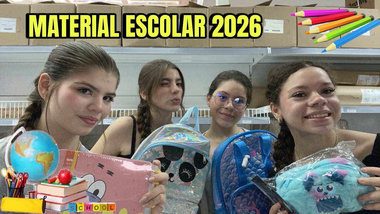 NOSSO MATERIAL ESCOLAR 2026!! 🎒📚