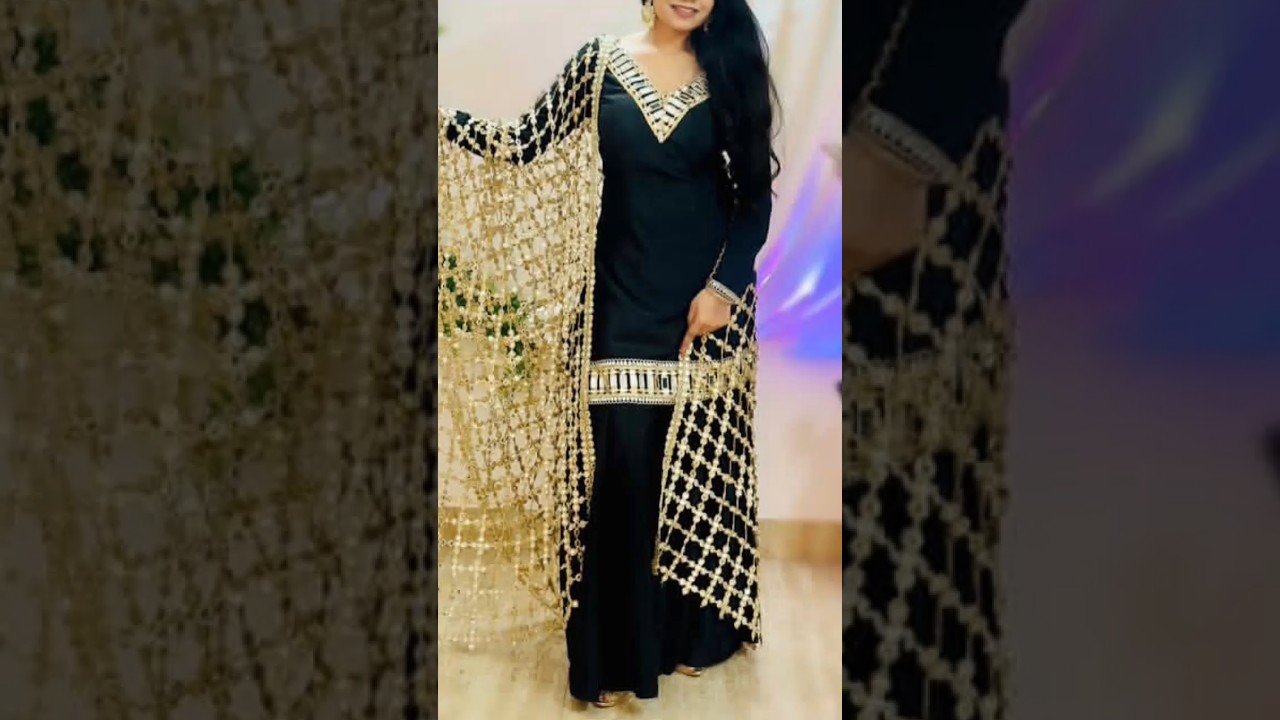 Latest partywear sharara suit design 